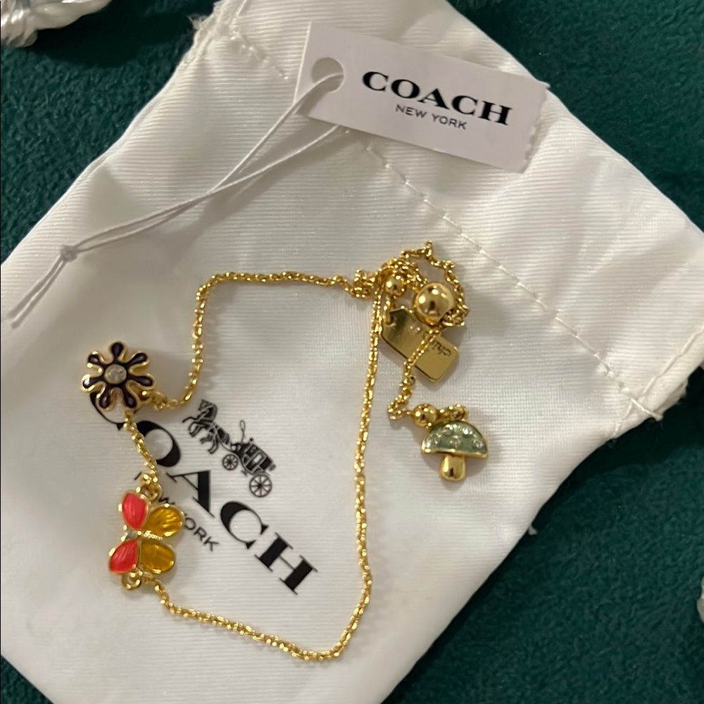 Coach Gold Charm Bracelet
